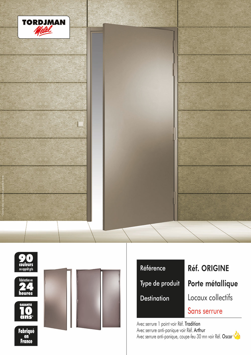 Porte Immeuble - Magneto 2 ventouses - Tordjman Metal